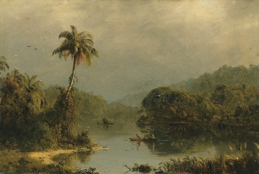 Frederic Edwin Church Tropical Landscape c. 1855 Frederic Edwin Church Tropical Landscape c. 1855