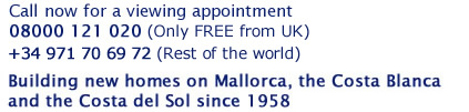 Building new homes on Mallorca, the Costa Blanca and the Costa del Sol since 1958